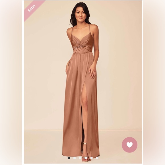 Azazie Dresses Azazie Nwt Bridesmaid Dress In The Color Bronzer